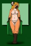 anthro blonde_hair breasts clitoris clitoris_piercing female fur genital_piercing genitals green_eyes hair looking_at_viewer nipples nude orange_body orange_fur piercing pussy pussy_piercing simple_background smile solo towel os cynthia_(lonmo) hyena mammal spotted_hyena 2016 hi_res