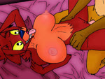 anthro bed big_breasts blue_nose breasts duo ears_down female fur furniture hair hand_behind_head hands_on_hips heart_eyes heart_symbol male male/female multicolored_body multicolored_fur open_mouth orange_body orange_fur penetration pivoted_ears red_body red_fur spiky_hair spread_legs spreading tongue tongue_out vaginal vaginal_penetration yellow_eyes yellow_sclera blude550 conker's_bad_fur_day rareware bear mammal tediz 2020 4:3 animated hi_res no_sound shaded short_playtime webm