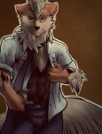 2012 abs ada_oz anthro arcanine biceps big_muscles black_fur black_nose blue_eyes brown_fur bulge burning_curiosity canine clothing fur grin hair jeans looking_at_viewer male muscles necktie nintendo open_shirt pants pecs pokémon pokémorph pose shirt smile solo standing toned tyson_ardor undressing video_games white_fur white_hair
Rating: Safe
Score: 20
User: ScyStorm
Date: January 01, 2013