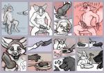 animal_genitalia anthro baculum balls blood blood_from_penis bodily_fluids bone canid canine canis cannibalism cock_and_ball_torture comic cooking_with_furs dialogue duo eating english_text erection eyewear fennec_fox fox genital_mutilation genital_removal genital_torture genitals glasses gore gore_focus knife lenexwants male mammal mutilation penectomy penis severed_body_part severed_genitals severed_penis smile text true_fox vore wolf