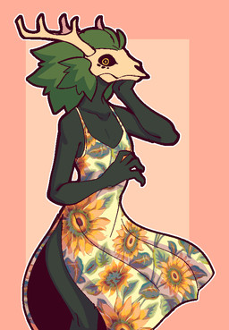 ambiguous_gender anthro antlers black_body black_sclera blue_clothing bone claws clothing deer_skull geometric_background green_clothing hair horn red_hair simple_background skull skull_head solo white_clothing yellow_clothing yellow_eyes conditional_dnp welwraith scraper_city wicker_(welwraith) deer mammal 2023 aliasing binary_drawing digital_drawing_(artwork) digital_media_(artwork) portrait three-quarter_portrait