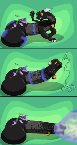 animal_genitalia animal_penis balls bell bell_collar big_balls big_penis bodily_fluids cock_transformation collar condom cum duo equine_genitalia equine_penis excessive_cum excessive_genital_fluids excessive_precum filled_condom genital_fluids genitals huge_balls huge_penis hyper hyper_balls hyper_genitalia hyper_penis magic male masturbation penis precum sexual_barrier_device sleeping transformation mikey6193 mythology fan_character dragon equid equine horse mammal mythological_creature mythological_scalie pony scalie absurd_res hi_res