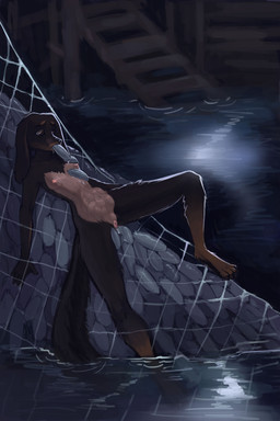 abdominal_bulge anal anal_vore anthro bestiality black_body black_fur cheek_bulge female feral floppy_ears fluffy fluffy_legs fluffy_tail fur furless_belly furless_breasts group infestation intestinal_bulge oral oral_vore parasite questionable_consent tail tawny_fur vore foxeylady bloodborne fromsoftware sony_corporation sony_interactive_entertainment angel_shadow canid canine canis dachshund domestic_dog hunting_dog kos_parasite long-haired_dachshund mammal mollusk 2:3 absurd_res hi_res