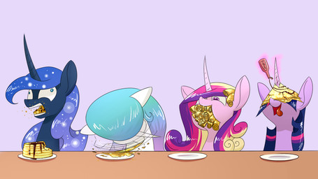 2015 eating equine female feral food friendship_is_magic horn humor mammal my_little_pony pancake princess_cadance_(mlp) princess_celestia_(mlp) princess_luna_(mlp) twilight_sparkle_(mlp) underpable unicorn wallpaper
Rating: Safe
Score: 29
User: Robinebra
Date: February 23, 2015 2015 eating equine female feral food friendship_is_magic horn humor mammal my_little_pony pancake princess_cadance_(mlp) princess_celestia_(mlp) princess_luna_(mlp) twilight_sparkle_(mlp) underpable unicorn wallpaper
Rating: Safe
Score: 29
User: Robinebra
Date: February 23, 2015
