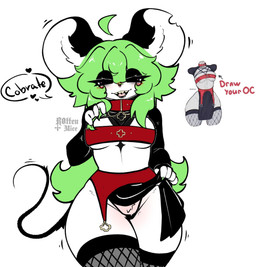 alternative_fashion anthro black_body black_fur black_nose chest_tuft clothing costume draw_your_ocs_in_this_challenge ear_piercing eyeshadow female fishnet_clothing fluffy fur goth green_hair hair inner_ear_fluff legwear long_hair makeup panties piercing pubes rat_tail slightly_chubby slightly_chubby_female solo tail teeth thick_thighs thigh_highs thigs tuft underwear white_body yellow_teeth rotten_mice mammal mouse murid murine rat rodent hi_res