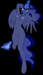 anthro anthrofied biped blue_body blue_eyes blue_feathers breasts clothing discarded_clothing feathered_wings feathers female genitals hair hooves horn lying magic nude panties pussy solo star underwear wings dodgerblue friendship_is_magic hasbro my_little_pony mythology princess_luna_(mlp) equid equine mammal mythological_creature mythological_equine winged_unicorn absurd_res alpha_channel digital_media_(artwork) hi_res