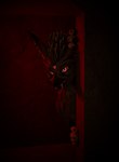 anthro male red_eyes scary solo tunnel enderowy rexouium 3d_(artwork) absurd_res blender_(artwork) digital_media_(artwork) hi_res