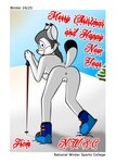 anthro anus boots breasts butt clothing female footwear genitals holidays pole presenting pussy raised_tail shoes ski skiing snow solo tail text vaginal winter lucyhaupdarsteller christmas new_year snow_days meg_keller animal_humanoid domestic_cat felid felid_humanoid feline feline_humanoid felis humanoid lynx mammal mammal_humanoid absurd_res english_text hi_res