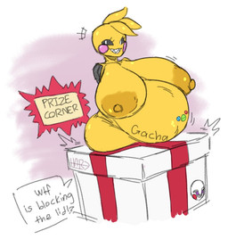 4_missing_limbs amputee anthro anthrofied areola beakless belly big_areola big_belly big_breasts big_nipples black_sclera blush blush_stickers box breasts container disability erect_nipples exclamation_point female grin huge_areola huge_breasts huge_nipples looking_at_viewer machine nipples non-mammal_breasts nude puffy_areola puffy_nipples quadruple_amputee question_mark sharp_teeth simple_background smile solo teeth text white_eyes yellow_body little_hareboy five_nights_at_freddy's five_nights_at_freddy's_2 scottgames marionette_(fnaf) toy_chica_(fnaf) animatronic avian bird chicken galliform mammal phasianid robot 2021 english_text
