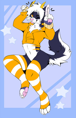 antennae_(anatomy) anthro blep blue_body blue_ears blue_face blue_fur claws clothed clothed_male clothing ear_piercing femboy fur hair hoodie inner_ear_fluff legwear long_hair male markings multicolored_body multicolored_ears multicolored_fur multicolored_tail one_eye_closed partially_clothed pattern_clothing pattern_legwear piercing pink_nose pupils shoulder_length_hair simple_background slit_pupils solo striped_clothing striped_legwear stripes tail thigh_highs tongue tongue_out topwear tuft white_body white_face white_fingers white_fur white_hair wink yellow_antennae yellow_body yellow_clothing yellow_eyes yellow_fur yellow_hoodie yellow_markings yellow_topwear slushie-nyappy-paws em_(emko) arthropod domestic_cat felid feline felis hybrid insect lepidopteran mammal moth digital_media_(artwork) flat_colors