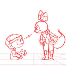 ambiguous_gender angry beanie clothing duo fluffy fluffy_tail hands_on_hips hat headgear headwear looking_at_another looking_down looking_down_at_another machine mascot mouthless open_mouth size_difference tail kasa_beanie e621 esix kasabeanie_(kasa_beanie) android domestic_cat felid feline felis humanoid mammal robot robot_anthro shadow_creature 1:1 2023 hi_res sketch