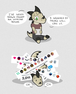 anthro chibi clothing comic_panel dialogue humor male sitting solo text creature71 twitter reptile scalie english_text hi_res reaction_image