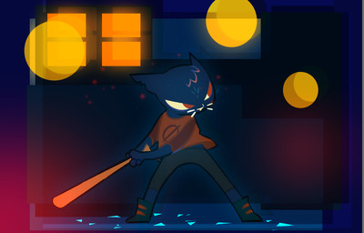 angry anthro baseball_bat bat_(object) biped blue_body blue_fur boots bottomwear clothed clothing female footwear fur glass hair head_tuft lights notched_ear on_model orange_clothing orange_shirt orange_topwear pants red_eyes shirt shoes solo topwear tuft weapon whiskers window quis-ical night_in_the_woods mae_borowski domestic_cat felid feline felis mammal digital_drawing_(artwork) digital_media_(artwork)
