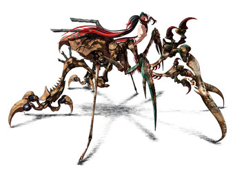 armless breasts claws female hair long_hair looking_at_viewer machine medium_breasts medium_hair multi_leg multi_limb nipples red_eyes red_hair rust simple_background solo spikes spikes_(anatomy) toe_claws twintails_(hairstyle) white_background deino_(artist) calne_ca arthropod arthropod_taur crab crab_taur crustacean crustacean_taur decapod humanoid malacostracan marine marine_taur robot robot_humanoid taur 2020 3d_(artwork) 4:3 autodesk_3ds_max_(artwork) digital_media_(artwork) full-length_portrait portrait