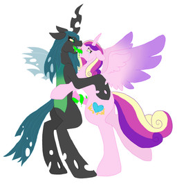 animal_genitalia animal_penis anthro bodily_fluids crying duo equine_genitalia equine_penis eyelashes eyeshadow feathered_wings feathers genitals half-closed_eyes horn insect_wings makeup male male/male mane narrowed_eyes penis tail tears tongue wings cetacean69 friendship_is_magic hasbro my_little_pony mythology princess_cadance_(mlp) queen_chrysalis_(mlp) arthropod changeling_(mlp) equid equine horse insect mammal mythological_creature mythological_equine pony unicorn winged_unicorn hi_res trans_(lore) trans_woman_(lore)