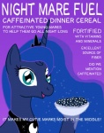 blue_body blue_eyes blue_hair caffeine cereal ethereal_hair female feral food hair horn humor nightmare_fuel purple_background simple_background solo text arrkhal friendship_is_magic hasbro my_little_pony mythology princess_luna_(mlp) equid equine mammal mythological_creature mythological_equine unicorn 2012 english_text