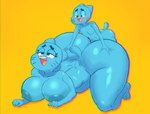 age_difference all_fours anthro big_breasts big_butt breasts butt doggystyle duo eyebrows female from_behind_position huge_breasts huge_butt male male/female nipples nude older_female orgasm_face sex size_difference wide_hips young younger_male aliv141 cartoon_network the_amazing_world_of_gumball gumball_watterson nicole_watterson domestic_cat felid feline felis mammal absurd_res hi_res incest_(lore) mother_(lore) mother_and_child_(lore) mother_and_son_(lore) parent_(lore) parent_and_child_(lore) parent_and_son_(lore) son_(lore)