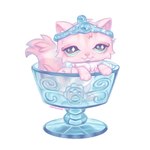 1:1 container crown cup domestic_cat felid feline felis female feral fluffy fluffy_tail fur glass glass_container glass_cup glistening glistening_eyes green_eyes hasbro headgear hi_res littlest_pet_shop lps_460 lpsmilktea mammal micro paws persian_cat pink_body pink_fur pink_nose prick_ears pupils smile solo sparkles sparkling_eyes tabby_cat tail tiara unusual_pupils