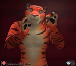 3d_(artwork) 3d_animation animated anthro conditional_dnp digital_media_(artwork) disney felid just_right male mammal meme pantherine pxlfur reaction_image short_playtime solo the_emperor's_new_groove tiger