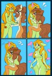 anthro blue_border border bound breast_expansion breasts bridle cutie_mark duo encasement expansion female female/female latex possession transformation stirren hasbro my_little_pony equid equine goo_creature horse living_latex mammal pony comic