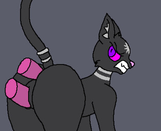 anal anal_penetration angry anus black_body butt clenched_teeth dildo dildo_in_ass dildo_in_vagina dildo_insertion female feral genitals grey_anus grey_background grey_body grey_stripes looking_back object_in_ass penetration pink_dildo pink_nose presenting presenting_anus presenting_hindquarters presenting_vulva pupils purple_eyes raised_tail sex_toy sex_toy_in_ass sex_toy_in_vagina sex_toy_insertion silver_(metal) silver_ring simple_background slit_pupils solo stripes tail teeth vaginal vaginal_penetration vulva therealmessyroomguy1 celtic_mythology european_mythology mythology cat-sith felid feline mammal mythological_creature mythological_feline animated animated_gif digital_media_(artwork) hi_res pixel_(artwork) pixel_animation short_playtime