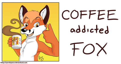 anthro container cup facial_markings fur gesture glistening glistening_eyes hair hand_gesture head_markings holding_container holding_cup holding_mug holding_object looking_at_viewer male male_anthro markings mug nude open_mouth open_smile orange_body orange_eyes orange_fur orange_hair short_hair simple_background smile solo text thumbs_up white_body white_fur yellow_background pandapaco foxdale_axelrod canid canine fox mammal english_text