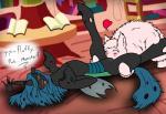 <3 ambiguous_gender blush book changeling cunnilingus dragonofdarkness13 duo equine eyes_closed female feral fluffle_puff fluffy_fur friendship_is_magic fur green_hair hair horse lying mammal my_little_pony on_back oral oral_sex pink_fur pony queen_chrysalis_(mlp) saliva sex tongue tongue_out vaginal
Rating: Explicit
Score: 21
User: dragonofdarkness13
Date: April 01, 2014