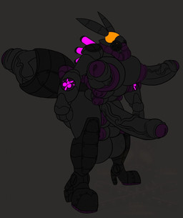 6_breasts anthro armor armored_boots balls big_balls black_body black_penis breasts breasts_and_teats crotch_breasts cybernetics dicknipples erection gaping gaping_urethra gas_mask genitals grey_background grey_body gynomorph humanoid_genitalia humanoid_penis intersex logo machine mask mismatched_udders multi_balls multi_breast multi_genitalia nipples penis purple_nipples purple_penis simple_background solo tail tail_genitals tail_penis teats tube udder_balls udders unusual_anatomy unusual_genitalia_placement unusual_penis_placement unusual_tail urethra vein veiny_penis visor evilfoxyfull bandai_namco digimon cyborg digimon_(species) renamon digital_drawing_(artwork) digital_media_(artwork) hi_res