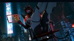 5_fingers anthro boots bottomless breasts butt chair city city_background city_lights city_skyline cityscape clothed clothed_anthro clothed_female clothing cybernetics female fingers footwear footwear_only furniture glowing glowing_eyes grey_body grey_hair hair half_clothed humanoid_hands jacket jacket_only legs_up long_boots looking_at_viewer machine mostly_nude multicolored_body on_chair outside red_eyes shoes shoes_only short_hair sitting sitting_on_chair solo surprised_face table tablet tablet_computer tail topwear topwear_only white_body xpasha122x petruz_(modeler) amelia_(petruz) android canid canine canis cyborg jackal mammal robot 16:9 3d_(artwork) 4k absurd_res digital_media_(artwork) hi_res source_filmmaker_(artwork) widescreen