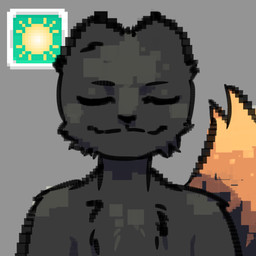 ambiguous_gender anthro black_body black_fur black_nose dipstick_tail eyes_closed front_view fur markings orange_tail_tip simple_background smile smirk tail tail_markings borealhao casualties:_unknown gunsaw ishowspeed my_mom_is_kinda_homeless canid canine expie_(gunsawian) fox gunsawian mammal murid murine rat rodent 1:1 absurd_res bust_portrait digital_media_(artwork) headshot_portrait hi_res portrait reaction_image