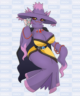 asian_clothing big_breasts bracelet breasts clothing east_asian_clothing female floating footless great_ball japanese_clothing jewelry kimono ofuda pokeball pokemorph purple_body red_eyes solo talisman urusee584 nintendo pokemon generation_4_pokemon ghost mismagius pokemon_(species) spirit absurd_res hi_res