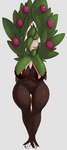 areola big_areola big_breasts big_nipples black_areola black_nipples breasts eyes_closed female genitals huge_areola huge_breasts huge_nipples mostly_nude multicolored_body nipples pussy solo thick_thighs thigh_gap wide_hips dibujosv12 nintendo pokemon arboliva generation_9_pokemon humanoid pokemon_(species) absurd_res hi_res