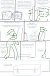 box chair clothing container dialogue electronics fire furniture hat headgear headwear logo news not_furry solo television text the_weaver five_nights_at_freddy's scottgames mike_schmidt human mammal 2:3 english_text hi_res