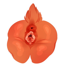 anus big_butt butt clitoral_hood clitoris female gaping gaping_vagina genitals humanoid_genitalia humanoid_vulva pokemorph solo tail thick_clitoris thick_labia_minora thick_thighs vulva wide_hips himi-ki nintendo pokemon blaziken generation_3_pokemon pokemon_(species)