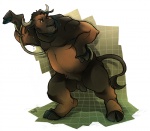 2009 abs animal_genitalia balls biceps bovid bovine fully_sheathed genitals hair horn human human_to_feral kuma male mammal musclegut muscular muscular_male nude paws sequence sheath slightly_chubby solo species_transformation tail tail_tuft transformation tuft