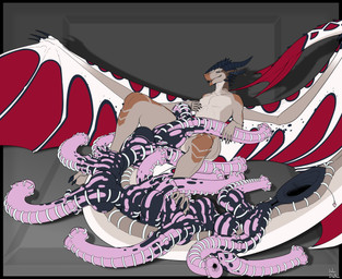 15_penises 6_limbs animal_genitalia animal_penis anthro anus anus_in_slit big_anus big_butt big_knot big_penis black_mouth blue_eyes bridge_piercing brown_body brown_scales butt chin_horn claws digitigrade ear_piercing ear_ring equine_genitalia equine_penis eyebrow_piercing eyebrow_ring facial_horn facial_piercing feet finger_claws flaccid flare_piercing foot_fetish foot_on_penis foot_play frenum_ladder frenum_piercing gaping gaping_anus gaping_urethra genital_jewelry genital_piercing genital_slit genitals grey_horn half-erect hand_on_penis heart_jewelry horn huge_anus huge_knot huge_penis hybrid_genitalia hybrid_penis hyper hyper_anus hyper_gape hyper_genital_slit hyper_genitalia hyper_knot hyper_penis hyper_slit industrial_piercing industrial_piercing_ladder jaw_horn knot knotted_equine_penis knotted_penis ladder_piercing lip_piercing lips long_genital_slit long_penis long_slit long_tail lower_lip lower_lip_piercing male medial_ring_piercing membrane_(anatomy) membranous_wings mouth_piercing multi_genitalia multi_knot multi_penis multicolored_body multicolored_tail multiple_piercings neck_spines nose_piercing penis penis_piercing piercing piercing_fetish plump_slit puffy_anus red_tail red_wings ring_piercing scales slit_piercing smile smiling_at_viewer solo spread_slit spread_wings tail tail_anus tail_spines tail_wings tan_body tan_scales tan_tail tan_wings thick_lips thick_thighs toe_claws unusual_anatomy unusual_tail unusual_wing_placement urethra white_tail white_wings wide_hips wing_claws wing_pattern wings solardelton european_mythology mythology 'seph_(sephdragon) boa_(snake) boa_constrictor boinae dragon hybrid mythological_creature mythological_scalie reptile scalie snake western_dragon winged_dragon absurd_res digital_media_(artwork) full-length_portrait hi_res portrait