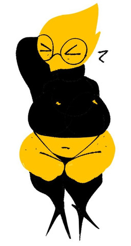 anthro beak black_clothing black_thong black_topwear black_underwear blonde_hair clothed clothed_anthro clothed_female clothing eyes_closed eyewear feather_hair feathers female female_anthro glasses hair hand_behind_head navel pseudo_hair round_glasses simple_background solo spotted_hips thong topwear underwear wearing_glasses white_background wide_hipped_anthro wide_hipped_female wide_hips yellow_beak yellow_body yellow_feathers xarop77 deltarune undertale_(series) bananashrimp_(xarop77) berdly avian 2025 digital_drawing_(artwork) digital_media_(artwork)