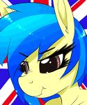 blue_hair female flag frown fur hair half-closed_eyes multicolored_hair narrowed_eyes scrunchy_face solo two_tone_hair vibrating yellow_body yellow_fur replica_(artist) hasbro my_little_pony fan_character silvia_windmane equid equine horse mammal pony 5:6 animated low_res short_playtime