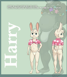 age_difference anthro big_butt bikini bikini_bottom biped black_body black_clothing black_fur black_hair black_shirt black_topwear blue_clothing blue_shirt blue_topwear bulge butt clothing duo femboy front_view fur green_clothing green_eyes green_shirt green_topwear grey_body grey_clothing grey_fur grey_thong grey_underwear hair hand_on_hip hand_on_own_hip hands_on_hips hands_on_own_hips long_ears looking_back male male_anthro multicolored_body multicolored_clothing multicolored_fur multicolored_shirt multicolored_topwear muscular muscular_anthro muscular_male pecs pink_clothing pink_nose pink_shirt pink_topwear pose purple_clothing purple_shirt purple_topwear rear_view scut_tail shirt shirt_tied short_tail slightly_chubby smile standing swimwear tail teeth text thick_thighs thong tied_clothing tied_shirt topwear two-piece_swimsuit two_tone_body two_tone_clothing two_tone_fur two_tone_shirt two_tone_topwear underwear white_body white_clothing white_ears white_fur white_hair white_tail white_thong white_underwear yellow_clothing yellow_shirt yellow_topwear young young_anthro young_male younger_male foxserx adam's_garden harry_(adam's_garden) joey_(adam's_garden) ape gorilla haplorhine lagomorph leporid mammal primate rabbit 2026 character_name digital_media_(artwork) english_text hi_res model_sheet