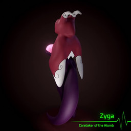 anthro cloak clothed clothing female fetus glowing glowing_eyes hood mouthless partially_clothed purple_body red_clothing solo tail yellow_eyes yellow_sclera kahojaatse biogun_(game) zyga_(biogun) canid canine mammal 1:1 3d_(artwork) animated digital_media_(artwork) no_sound short_playtime turntable_(animation) video