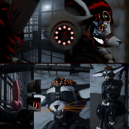 anthro bed cage camera cuff_(restraint) dildo drone dronesuit duo furniture handcuffs harness latex male male/male metal_cuffs prisoner questionable_consent restraints sensory_deprivation sex_toy kabalio-lll rexouium 1:1 3d_(artwork) absurd_res blender_(artwork) blender_cycles_(artwork) digital_media_(artwork) hi_res huge_filesize