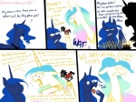 angry blue_eyes dialogue duo feathered_wings feathers female feral gold_(metal) hair horn jewelry moon multicolored_hair necklace princess purple_eyes royalty text tongue tongue_out toy unimpressed wings cartoonlion friendship_is_magic hasbro my_little_pony mythology fan_character king_sombra_(mlp) princess_celestia_(mlp) princess_luna_(mlp) equid equine mammal mythological_creature mythological_equine winged_unicorn 2012 4:3 comic english_text sibling_(lore) sister_(lore) sisters_(lore)