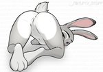 anthro anus ass_up butt conditional_dnp digital_media_(artwork) disney feet female flat_chested genitals hi_res judy_hopps lagomorph leporid looking_at_viewer looking_back mammal nude presenting presenting_anus presenting_hindquarters presenting_pussy pussy rabbit raised_tail seductive shaded solo tail thick_thighs tuftbox zootopia