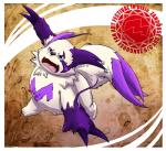 alternate_color fur male markings purple_markings solo white_body white_fur aotoaka nintendo pokemon zangoose_day generation_3_pokemon pokemon_(species) zangoose