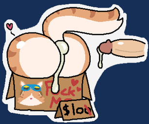 after_sex bestiality big_butt bodily_fluids box butt cardboard cardboard_box container cum cum_drip cum_in_ass cum_inside disembodied_penis dripping duo erection eyewear eyewear_on_head female feral fur genital_fluids genitals goggles goggles_on_head heart_symbol humanoid_genitalia inviting inviting_to_sex male male/female orange_body orange_fur penis price_tag prostitution sex tail text written_consent mznxmeow blizzard_entertainment overwatch fika_(overwatch) domestic_cat felid feline felis human mammal 6:5 absurd_res alpha_channel hi_res