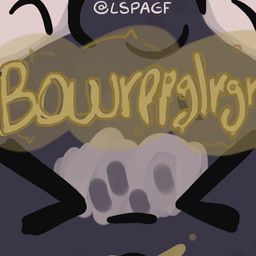 ambiguous_gender anthro burp_cloud burp_fetish burp_kissing burping burping_in_mouth carrying_another discomfort fluffy grey_background kissing_pov multicolored_body o_o onomatopoeia simple_background solo sound_effects text two_tone_body lspagf skunk_(lspagf) mammal mephitid skunk 1:1 absurd_res hi_res