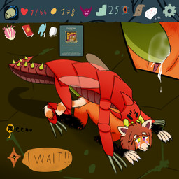ambiguous_anthro ambiguous_gender anthro anthro_on_feral anthro_penetrated bestiality blush bodily_fluids cervical_penetration claws cutaway duo egg egg_in_uterus egg_insertion exoskeleton female female_anthro female_penetrated feral feral_penetrating feral_penetrating_anthro forced fur gameplay_mechanics internal internal_vaginal male male/female male_feral male_penetrating male_penetrating_female mandibles nude nude_anthro nude_female orange_body orange_fur oviposition ovipositor penetration purple_eyes rape red_body secretly_loves_it sex tail teeth unusual_anatomy uterus wings x-ray_view yellow_eyes xeeno slay_the_spire_2 hunter_killer the_regent verdant_(xeeno) ailurid arthropod mammal red_panda 1:1 absurd_res hi_res