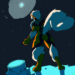 anthro cheek_tuft clothing facial_tuft female fluffy fluffy_tail full_moon headgear headwear howling_at_the_moon moon nude_anthro pattern_fur pawpads pokemon_transformation police police_hat solo tail torn_clothing torn_hat torn_headwear transformation tuft biohound nintendo pokemon officer_jenny arcanine canid generation_1_pokemon mammal pokemon_(species) werecanid werecreature werepokemon 1:1 absurd_res hi_res