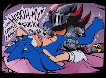 andromorph andromorph/male anthro armor blush bodily_fluids clitoral_sucking clitoris clothing cunnilingus curling_toes duo feet gauntlets genitals gloves handwear heart_symbol intersex intersex/male male open_mouth oral pawpads plated_scales sex star_eyes sweat sweatdrop toes vaginal shaddycatz sega sonic_and_the_black_knight sonic_storybook_series sonic_the_hedgehog_(series) shadow_the_hedgehog sir_lancelot_(sonic_and_the_black_knight) sonic_the_hedgehog eulipotyphlan hedgehog mammal 2024 digital_drawing_(artwork) digital_media_(artwork) hi_res