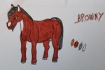 female feral fur simple_background solo text fuckermare browny_(fuckermare) equid equine horse mammal colored hi_res model_sheet